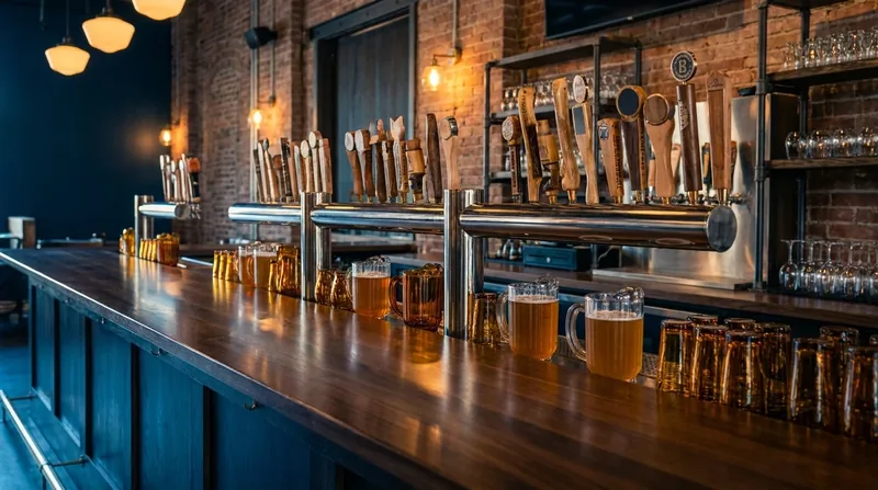 Tap handles and amber glassware on a polished bar, How Much Is a Liquor License in Pennsylvania? Quotas, Auctions and Transfers